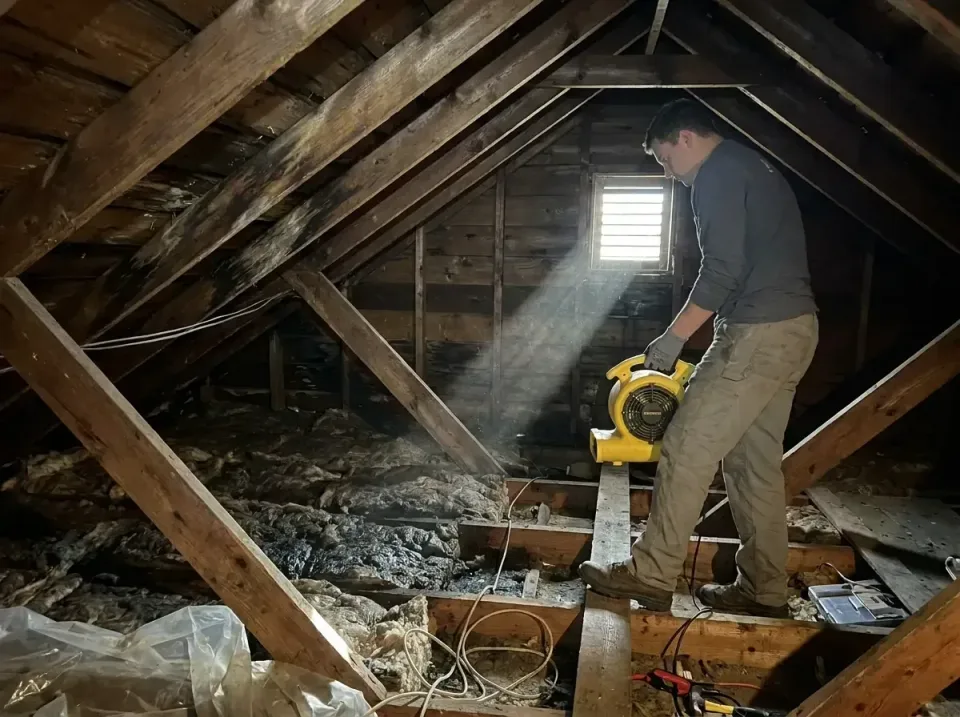 attic-water-damage-drying-proc-007 — frequently asked questions, Emergency Water Extraction & 24/7 Flood Response in Ralston…